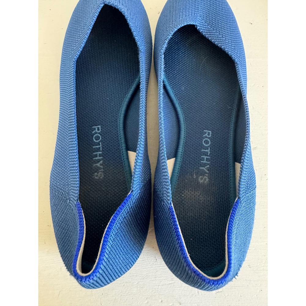 Rothy's blue The Point flats size 10.5 - Picture 10 of 12